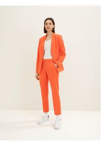 Tom Tailor Spodnie materiałowe 1035887 Pomarańczowy. Kolor: pomarańczowy. Materiał: syntetyk