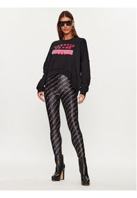 Versace Jeans Couture Bluza 75HAIE07 Czarny Regular Fit. Typ kołnierza: kołnierzyk włoski. Kolor: czarny. Materiał: bawełna #2