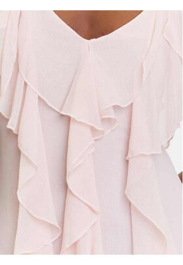 Vero Moda Sukienka wieczorowa Camille 10336405 Różowy Regular Fit. Kolor: różowy. Materiał: syntetyk. Styl: wizytowy