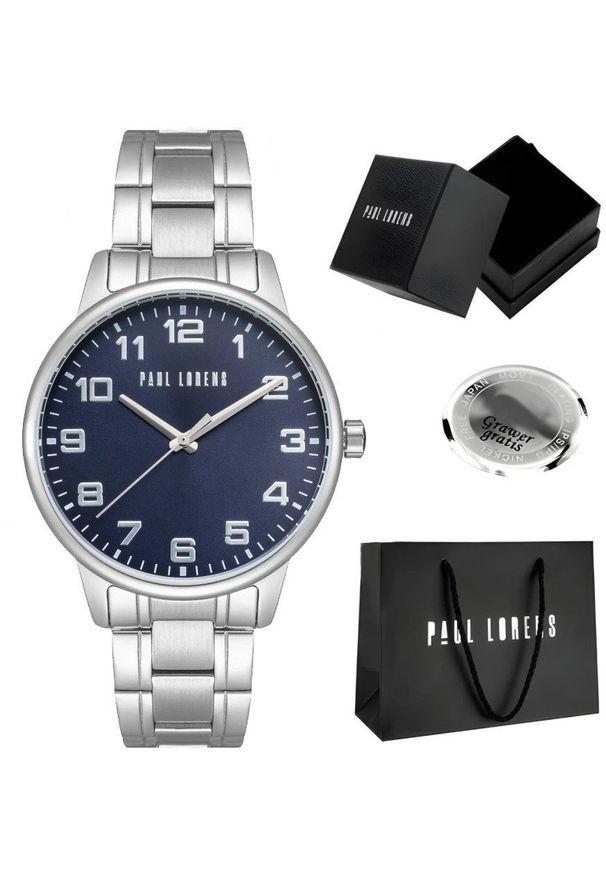 Zegarek męski Paul Lorens GUARO-6C1 Z GRAWEREM