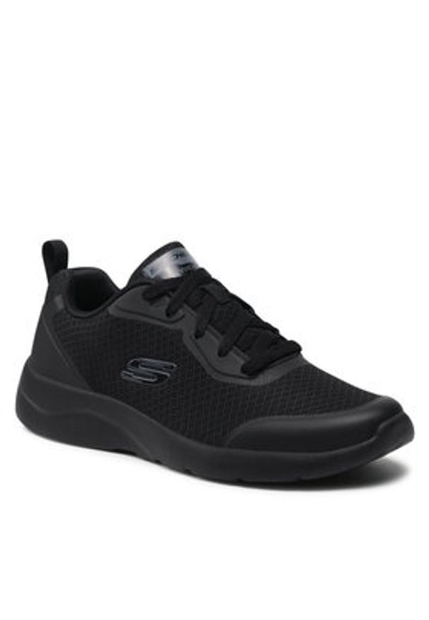 skechers - Skechers Sneakersy Full Pace 232293/BBK Czarny. Kolor: czarny. Materiał: materiał