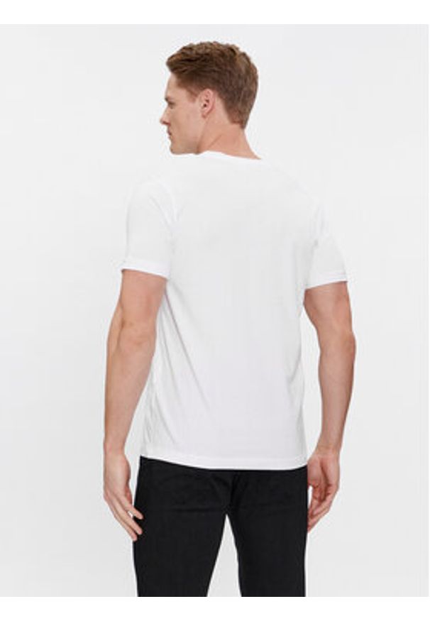 Karl Lagerfeld - KARL LAGERFELD Komplet t-shirtów 765001 500298 Biały Slim Fit. Typ kołnierza: dekolt w karo. Kolor: biały. Materiał: bawełna