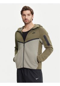 Nike Bluza Windrunner HV0949 Khaki Regular Fit. Kolor: brązowy. Materiał: syntetyk, bawełna #1