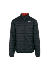 Kurtka puchowa Regatta Hillpack II. Kolor: czarny, czerwony, wielokolorowy. Materiał: puch. Sport: turystyka piesza #1