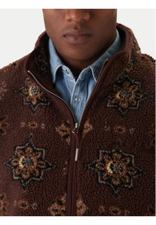 Jack & Jones Polar Norrebro 12291531 Bordowy Regular Fit. Kolor: czerwony. Materiał: syntetyk