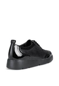 Geox - Półbuty. Nosek buta: okrągły. Zapięcie: sznurówki. Kolor: czarny. Materiał: materiał, włókno, guma #3