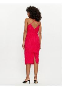 TwinSet - TWINSET Sukienka koktajlowa 241TP2430 Różowy Regular Fit. Kolor: różowy. Materiał: syntetyk. Styl: wizytowy #3