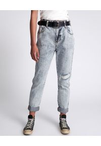 ONETEASPOON - Spodnie jeansowe Pioneer High Waist. Stan: podwyższony. Kolor: niebieski