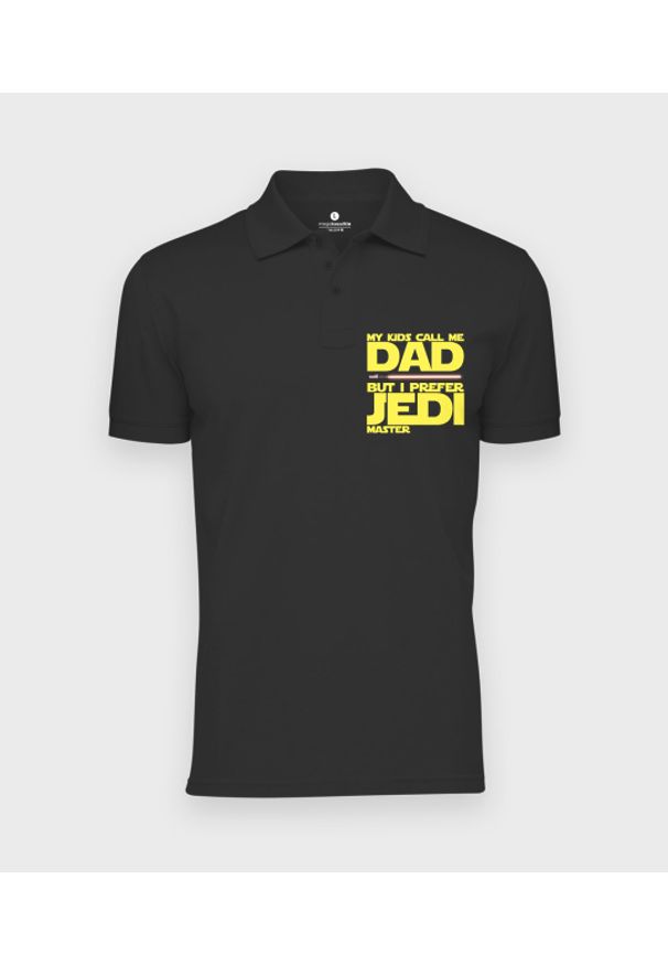 MegaKoszulki - Koszulka polo męska Jedi dad. Typ kołnierza: polo. Materiał: bawełna. Wzór: ze splotem
