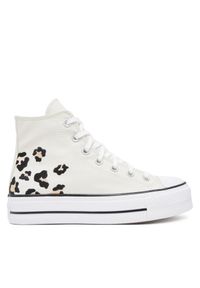 Trampki Converse. Kolor: kremowy. Obcas: na platformie #1