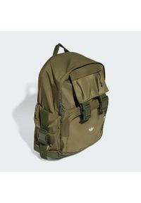 Adidas - adidas Plecak Backpack KQ6370 Zielony. Kolor: zielony. Materiał: materiał #1