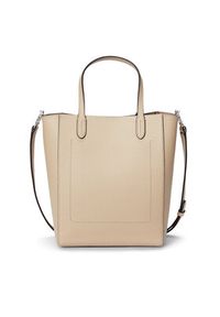 Lauren Ralph Lauren - LAUREN RALPH LAUREN Torebka Cameryn 431966760003 Beżowy. Kolor: beżowy. Materiał: skórzane #7