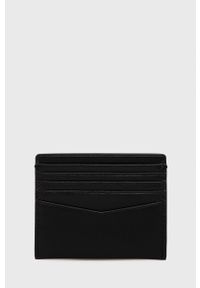Calvin Klein Jeans etui na karty skórzane męski kolor czarny. Kolor: czarny. Materiał: skóra