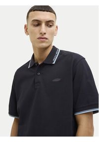 Jack & Jones - Jack&Jones Polo Pacer 12273303 Czarny Regular Fit. Typ kołnierza: polo. Kolor: czarny. Materiał: bawełna