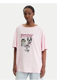 Liu Jo T-Shirt WA6131 J3868 Różowy Regular Fit. Kolor: różowy. Materiał: bawełna #1