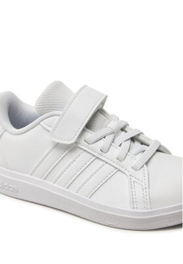 Adidas - adidas Sneakersy Grand Court 2.0 El C IH5531 Biały. Kolor: biały. Materiał: skóra
