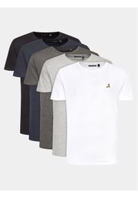 Brave Soul Komplet 5 t-shirtów MTS-149RUSSELL Kolorowy Regular Fit. Materiał: bawełna. Wzór: kolorowy #1