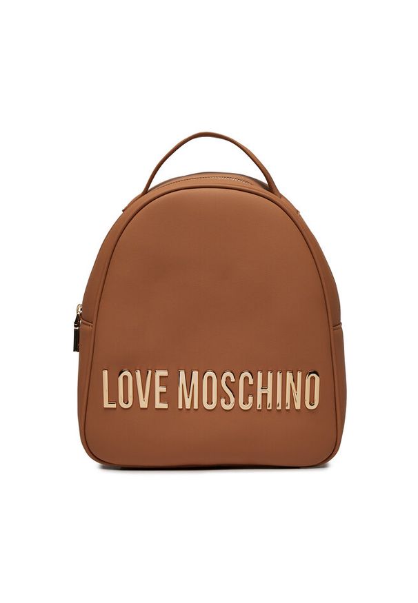 Love Moschino - Plecak LOVE MOSCHINO. Kolor: brązowy