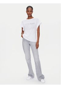Pepe Jeans T-Shirt Lira PL505996 Biały Regular Fit. Kolor: biały. Materiał: bawełna #5