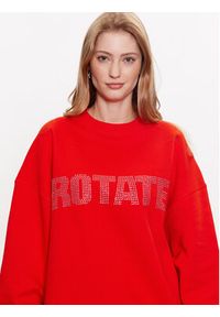 ROTATE Bluza Irisa 7001871030 Czerwony Regular Fit. Kolor: czerwony. Materiał: bawełna #5