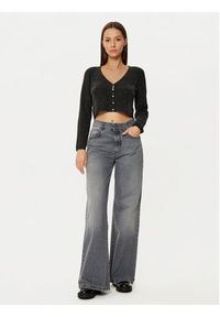 only - ONLY Kardigan Rica 15334914 Czarny Slim Fit. Kolor: czarny. Materiał: syntetyk #3