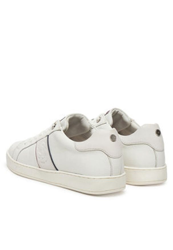 Beverly Hills Polo Club Sneakersy WI44-VOUN-03 Biały. Kolor: biały. Materiał: skóra