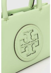 Tory Burch torebka Ella Bio Mini Tote- Mantis kolor zielony. Kolor: zielony. Materiał: skórzane #2