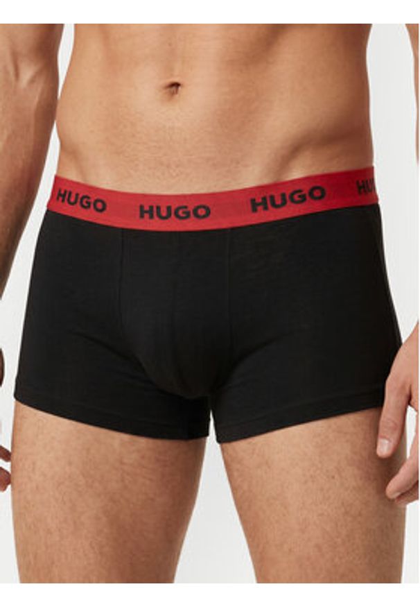 Hugo - HUGO Komplet bokserek Trunk Triplet 50532611 Czarny. Kolor: czarny. Materiał: bawełna
