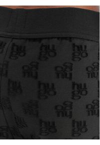 Hugo - HUGO Spodnie dresowe Monogram 50556809 Czarny Regular Fit. Kolor: czarny. Materiał: bawełna #3
