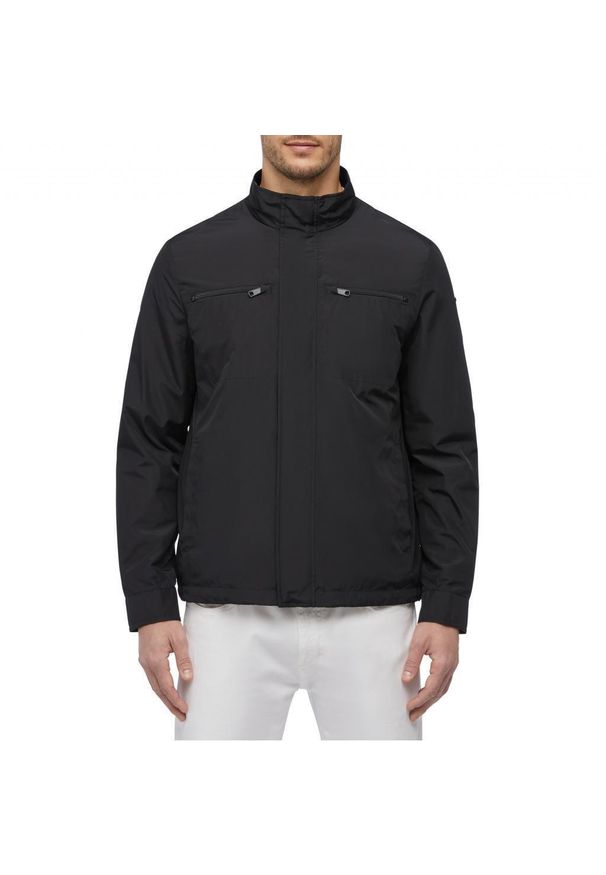 Geox - Kurtka GEOX M JHARROD SHORT JKT Czarny. Kolor: czarny. Materiał: tkanina