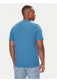 Calvin Klein T-Shirt Outline Tape Graphic LV04RC852G Niebieski Regular Fit. Kolor: niebieski. Materiał: bawełna
