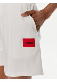 Hugo Szorty sportowe Dina 50514867 Biały Regular Fit. Kolor: biały. Materiał: bawełna #5
