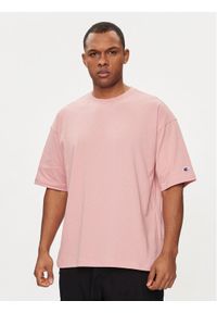 Champion T-Shirt 220017 Różowy Standard Fit. Kolor: różowy. Materiał: bawełna #1
