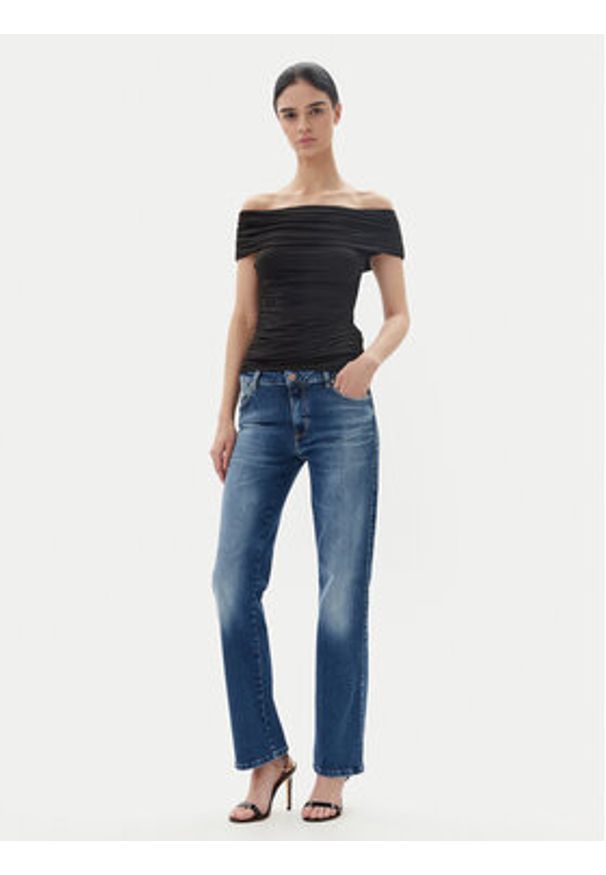 Guess Jeansy W5YA15 D5PY3 Niebieski Regular Fit. Kolor: niebieski