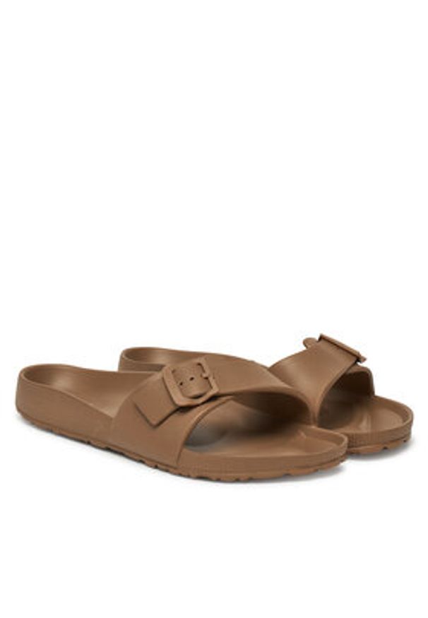 ONLY Shoes Klapki Onlcindy 15342694 Brązowy. Kolor: brązowy
