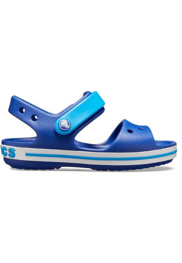Sandały Crocs Crocband, Dzieci. Kolor: niebieski. Materiał: materiał, syntetyk