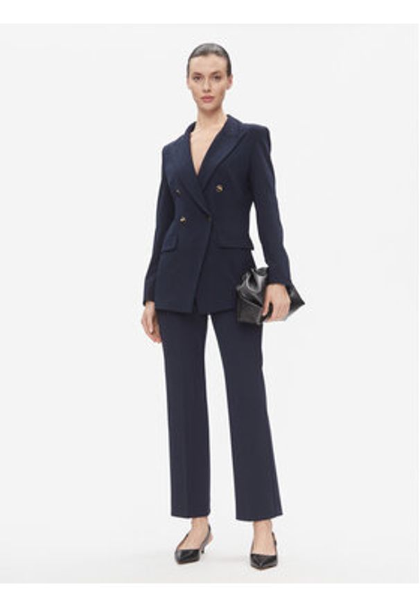 Marella Marynarka Notion 2413041111200 Granatowy Regular Fit. Kolor: niebieski. Materiał: syntetyk