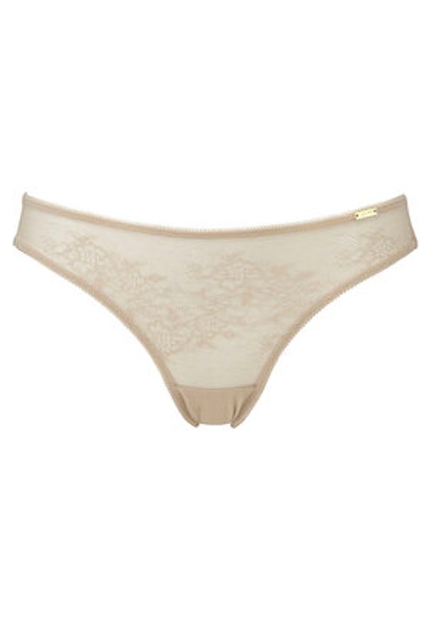 Gossard Figi klasyczne Glossies 13003 Beżowy. Kolor: beżowy. Materiał: syntetyk