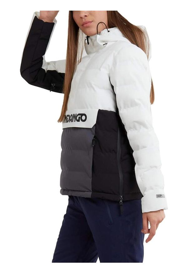 FUNDANGO - Kurtka narciarska damska Everett Padded Anorak. Kolor: biały, wielokolorowy, czarny. Materiał: puch. Sport: narciarstwo