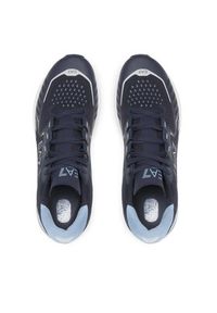 EA7 Emporio Armani Sneakersy X8X094 XK239 S331 Granatowy. Kolor: niebieski. Materiał: materiał #5