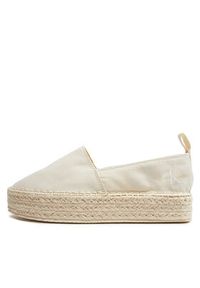 Calvin Klein Jeans Espadryle Platform Espadrille Ml Btw YW0YW01378 Écru. Materiał: materiał. Obcas: na platformie