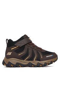 skechers - Śniegowce Skechers. Kolor: brązowy