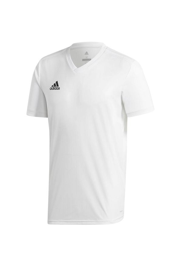 Adidas - Koszulka piłkarska dla dzieci adidas Tabela 18 Jersey junior. Kolor: biały. Materiał: jersey. Sport: piłka nożna