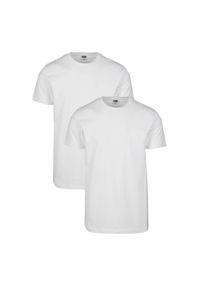 Urban Classics - Męska Podstawowa Koszulka (zestaw 2 Sztuk). Kolor: biały. Sport: turystyka piesza #1