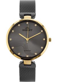 Zegarek Bisset ZEGAREK DAMSKI BISSET BSBF28 (zb583c) - SZAFIROWE SZKŁO. Kolor: niebieski #1