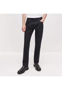 Reserved - Jeansy z bawełny organicznej - Czarny. Kolor: czarny. Materiał: jeans, bawełna #1