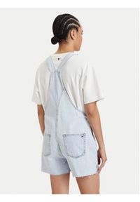 Tommy Jeans Ogrodniczki Dungaree DW0DW22402 Niebieski jasny Relaxed Fit. Kolor: niebieski. Materiał: bawełna #5
