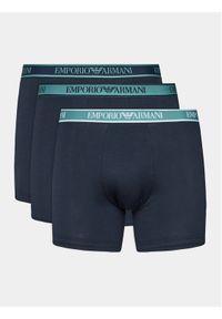 Emporio Armani Underwear Komplet 3 par bokserek 111473 3F717 64135 Granatowy. Kolor: niebieski. Materiał: bawełna