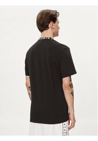 Lacoste T-Shirt TH7488 Czarny Regular Fit. Kolor: czarny. Materiał: syntetyk #4