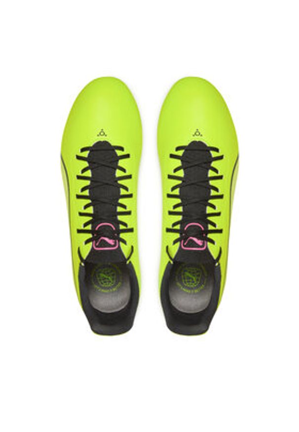 Puma Buty do piłki nożnej King Pro Fg/Ag 107566 05 Zielony. Kolor: zielony. Materiał: skóra